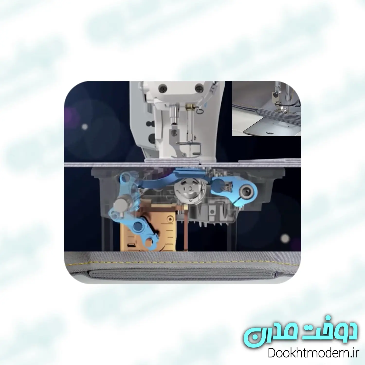 چرخ خیاطی راسته دوز تمام کامپیوتری جک مدل A7 پلاس