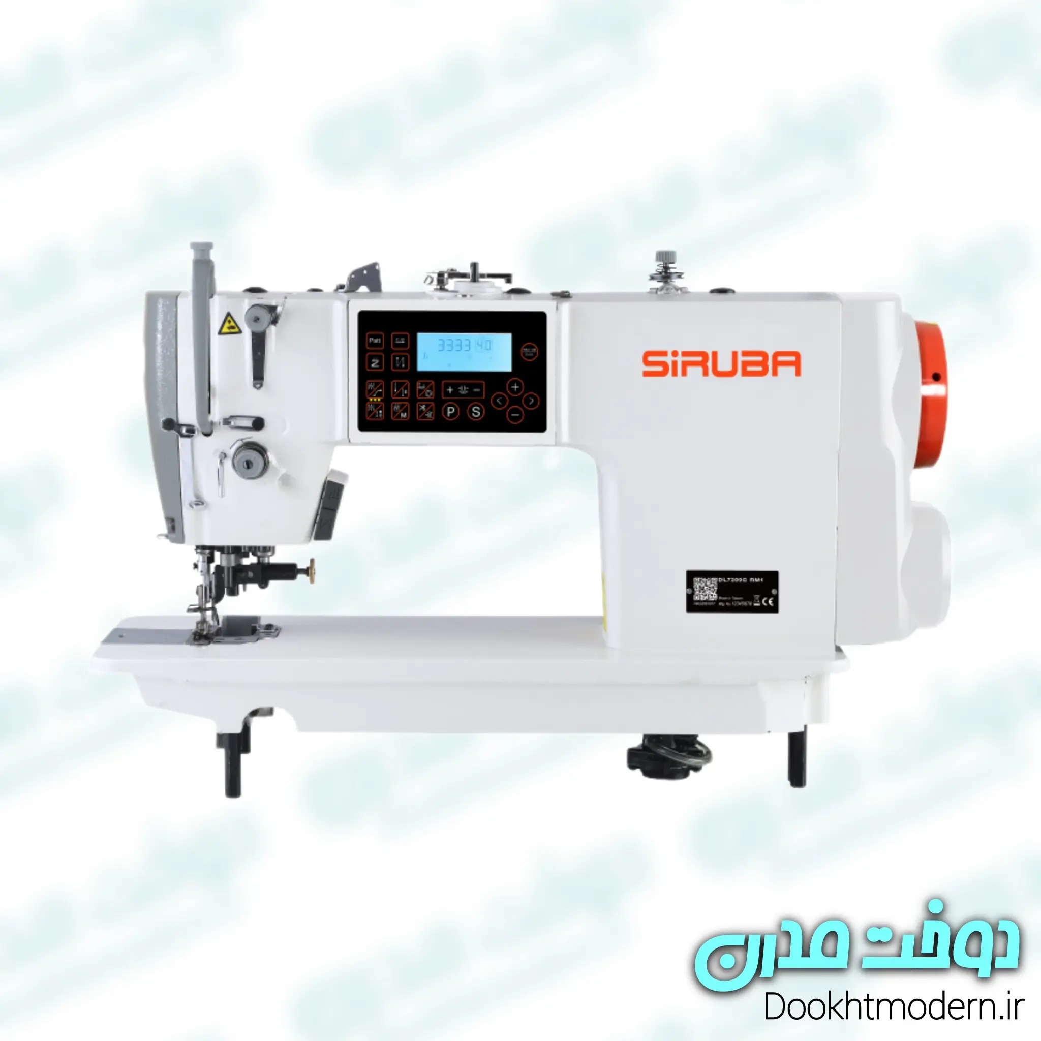 چرخ خیاطی راسته دوز تیغ دار کامپیوتری سیروبا مدل DL7200C-RM1